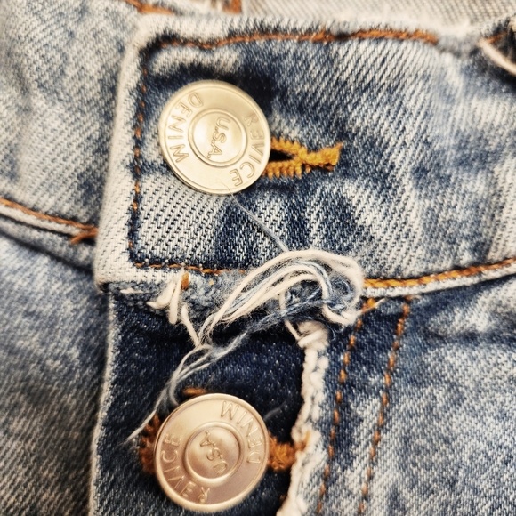 Revice Dream Fit Sweet Monday Wash Exposed Button Fly Distressed Jeans Size 31 - Picture 6 of 8